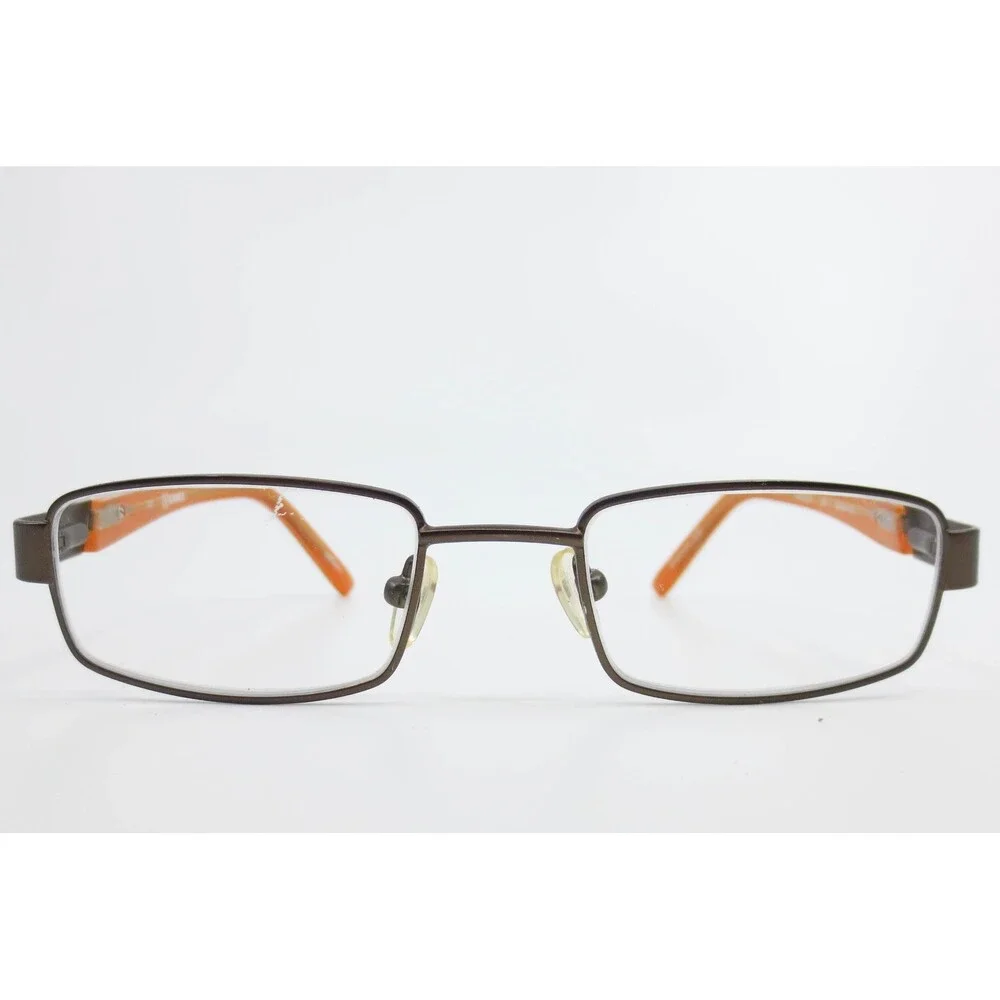 X Games Step Up 210 Eyeglasses Brown Orange Rectangle Metal Frame 46-18-130